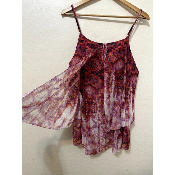 Ana Womans Layered Top Size XL Boho Western Aztec Beachy Hippie Festival Y2K - Picture 11 of 13